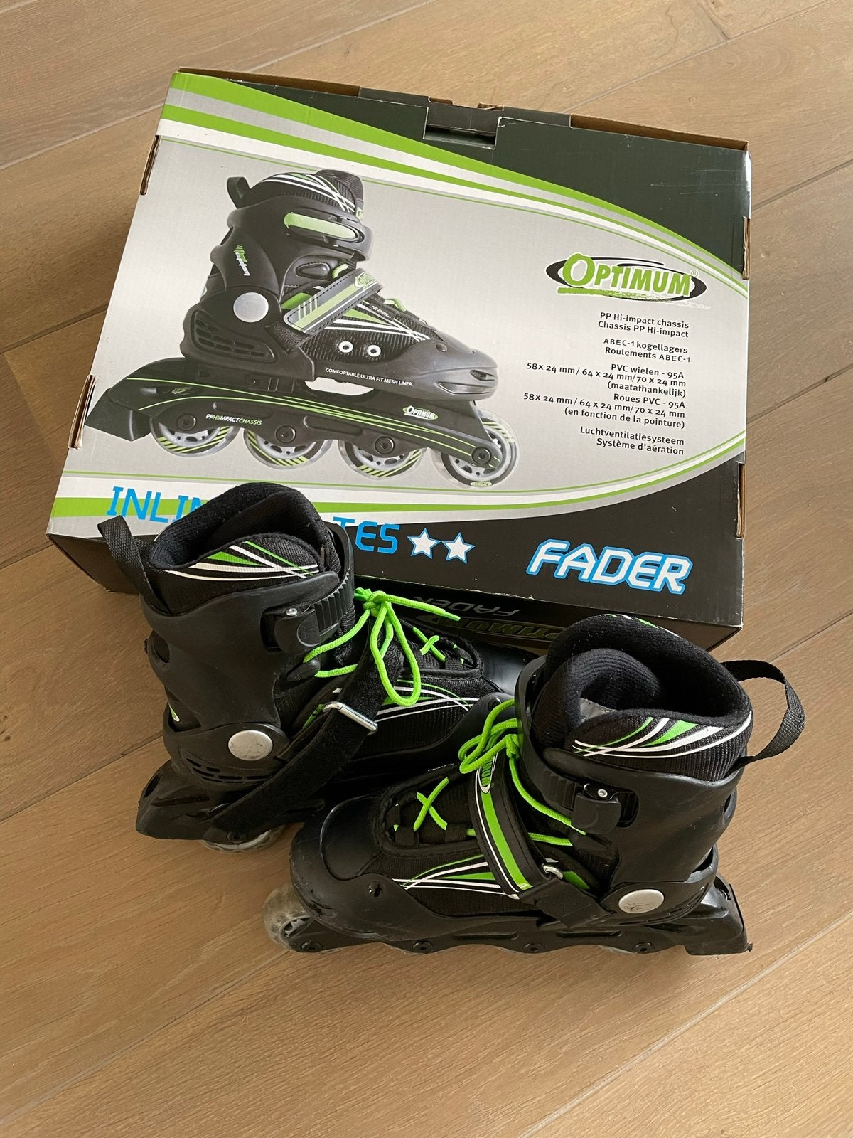 Inline skates Optimum maat 32-35, Ophalen, Zo goed als nieuw, Kinderen