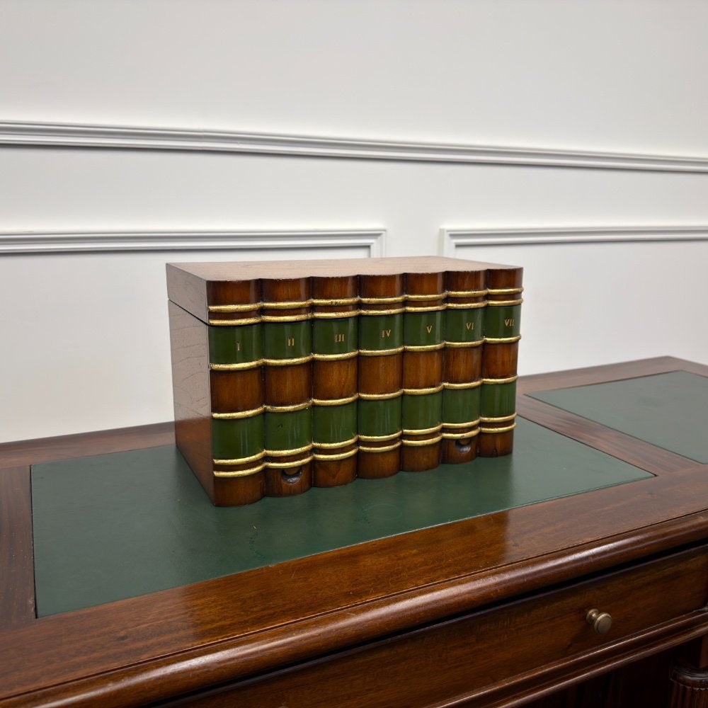 Engelse Originele Globe Wernicke Boekenkist Faux Books, Ophalen