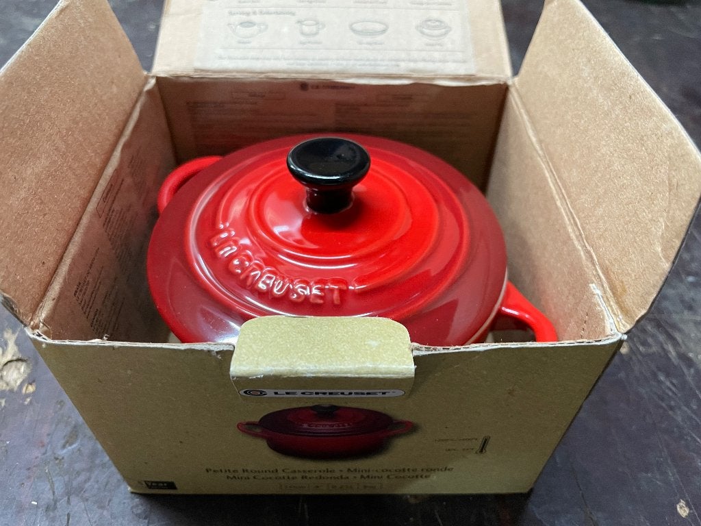 Le Creuset 6 mini  potjes nieuw, Huis en Inrichting, Ophalen, Le Creuset