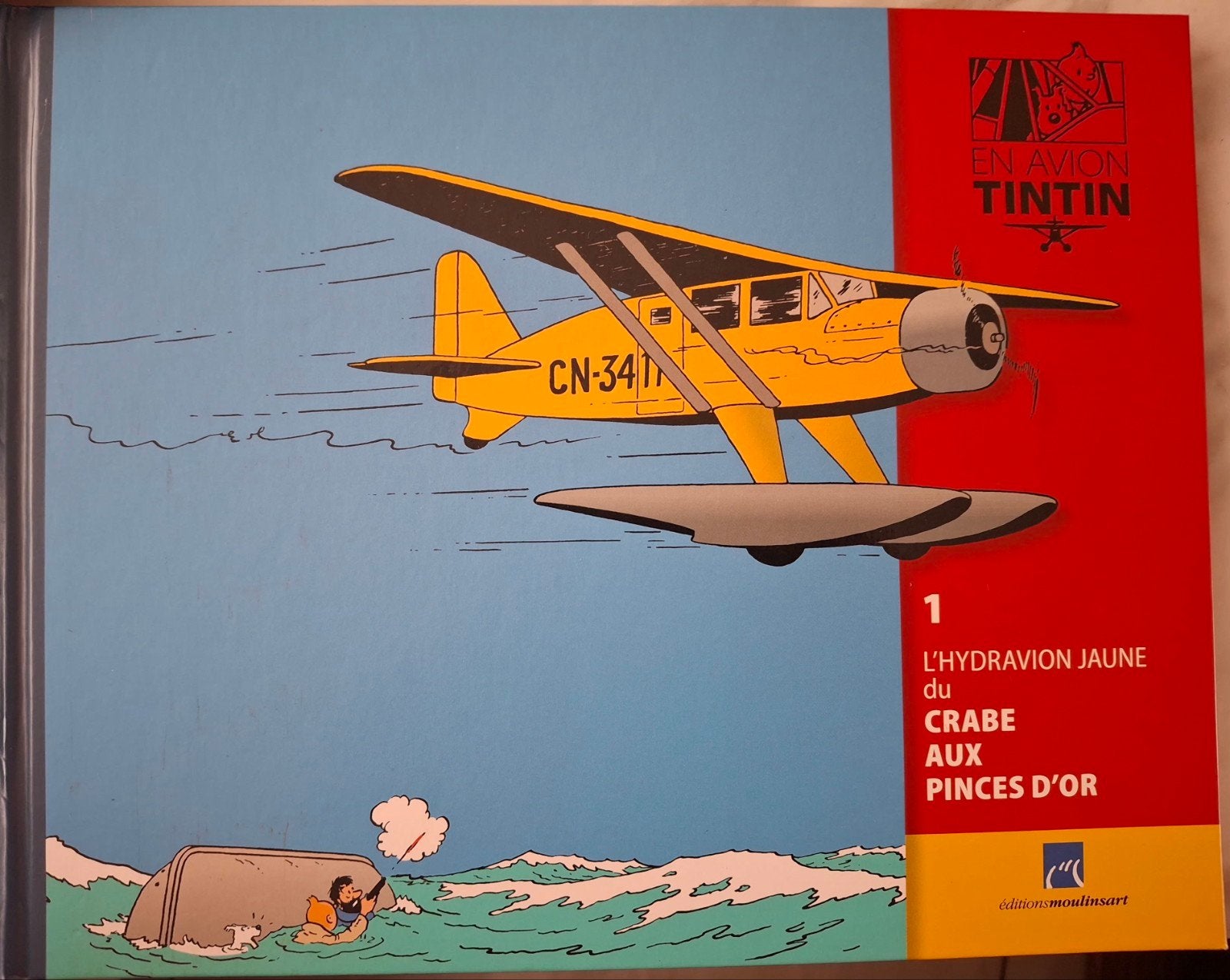 Tintin Hydravion, Enlèvement