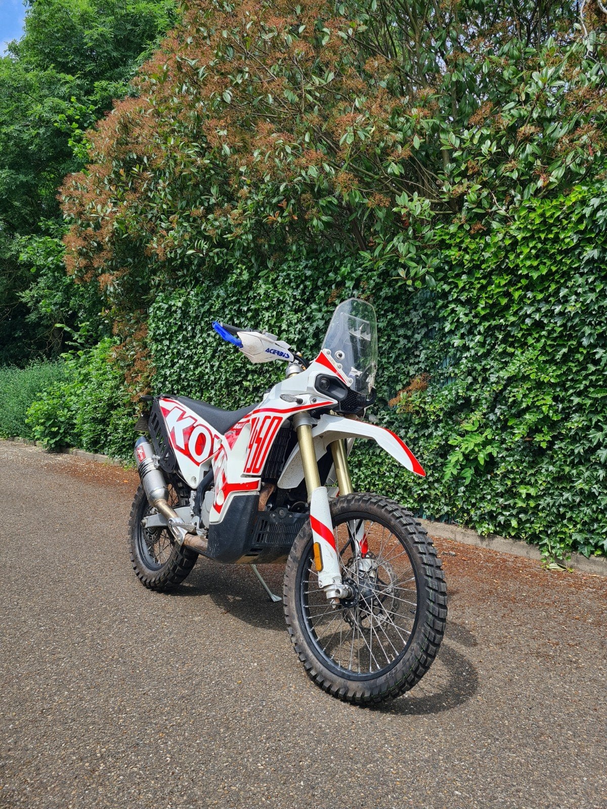 KOVE 450 RALLY A2 2024 1532km!!, Ophalen