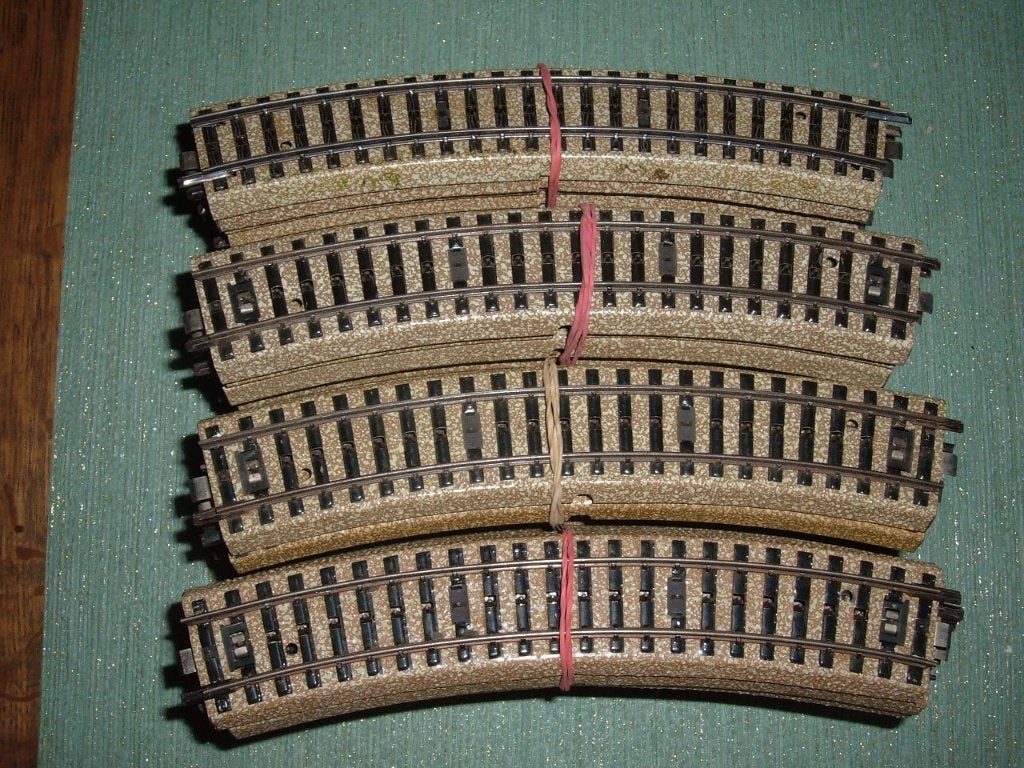 Marklin lot de 40 rails courbes 5100, Enlèvement ou Envoi, Utilisé, Rails, Märklin