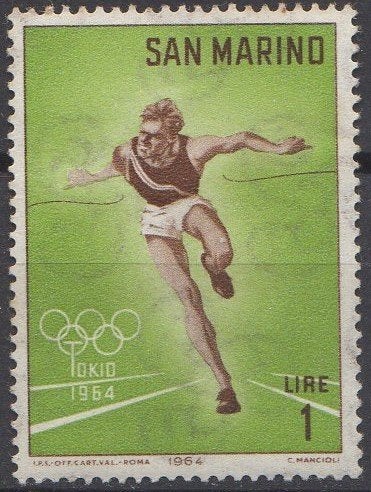 San Marino - Hardloper O.S.Tokio 1964, Verzenden, Postfris