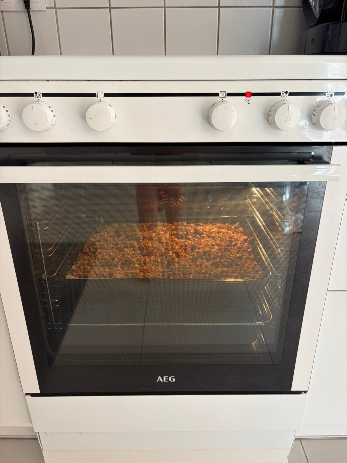 AEG fornuis, Electroménager, Cuisinières, Comme neuf, Autoportant, Enlèvement