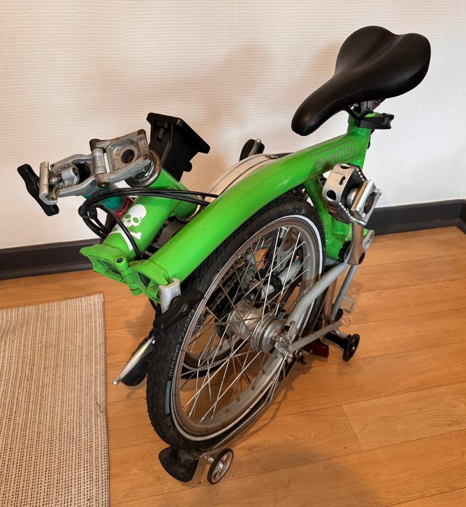 Bromptom apple green 6 versnellingen, Fietsen en Brommers, Ophalen, Versnellingen