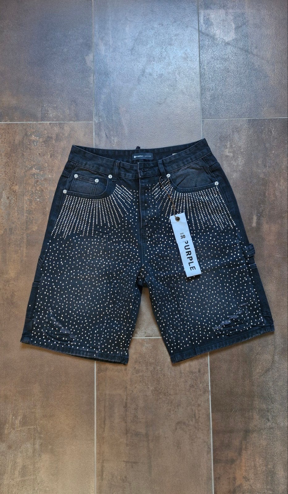 Short Purple Brand – Neuf avec étiquettes, Neuf, Purple brand, Taille 48/50 (M), Noir