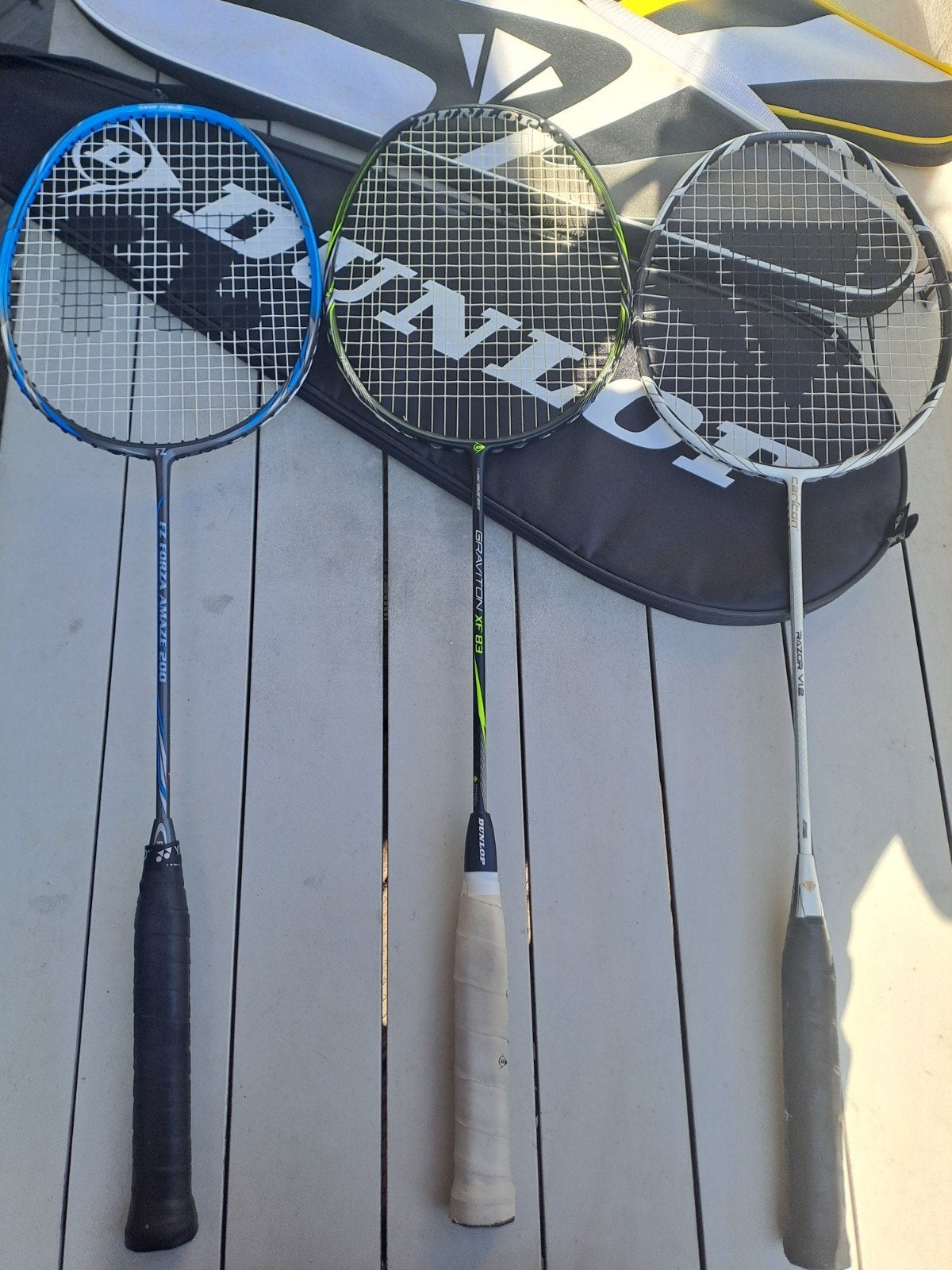 badmintonracketten, Sports & Fitness, Badminton, Enlèvement, Comme neuf, Raquette(s)