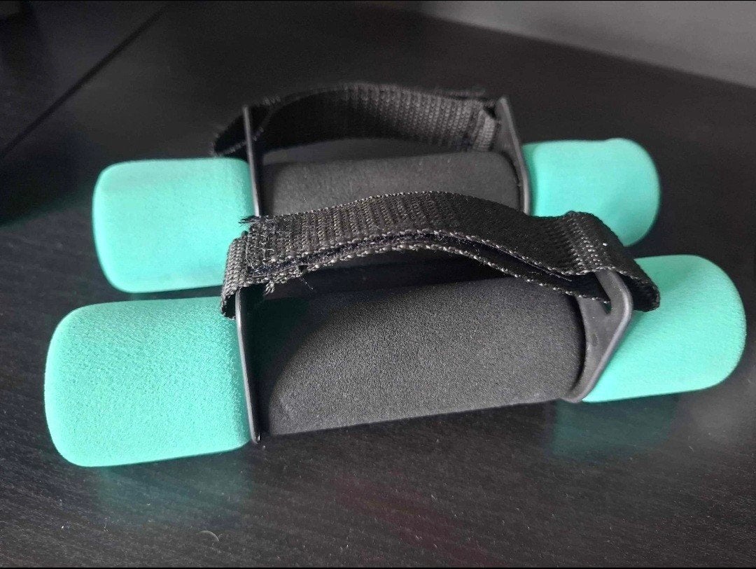 2 haltères avec poignées de 1,5kg, Sport en Fitness, Fitnessmaterialen, Ophalen, Nieuw, Benen, Dumbbell