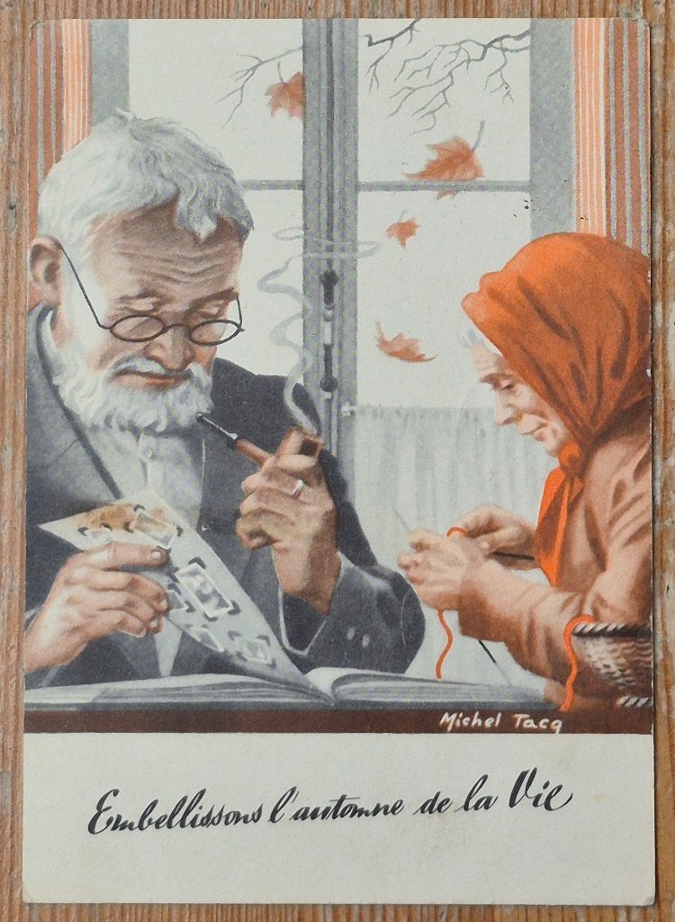Mitacq postkaart Embellissons... 1957 Beverpatroelje, Collections, Envoi, Autres personnages, Utilisé, Autres types