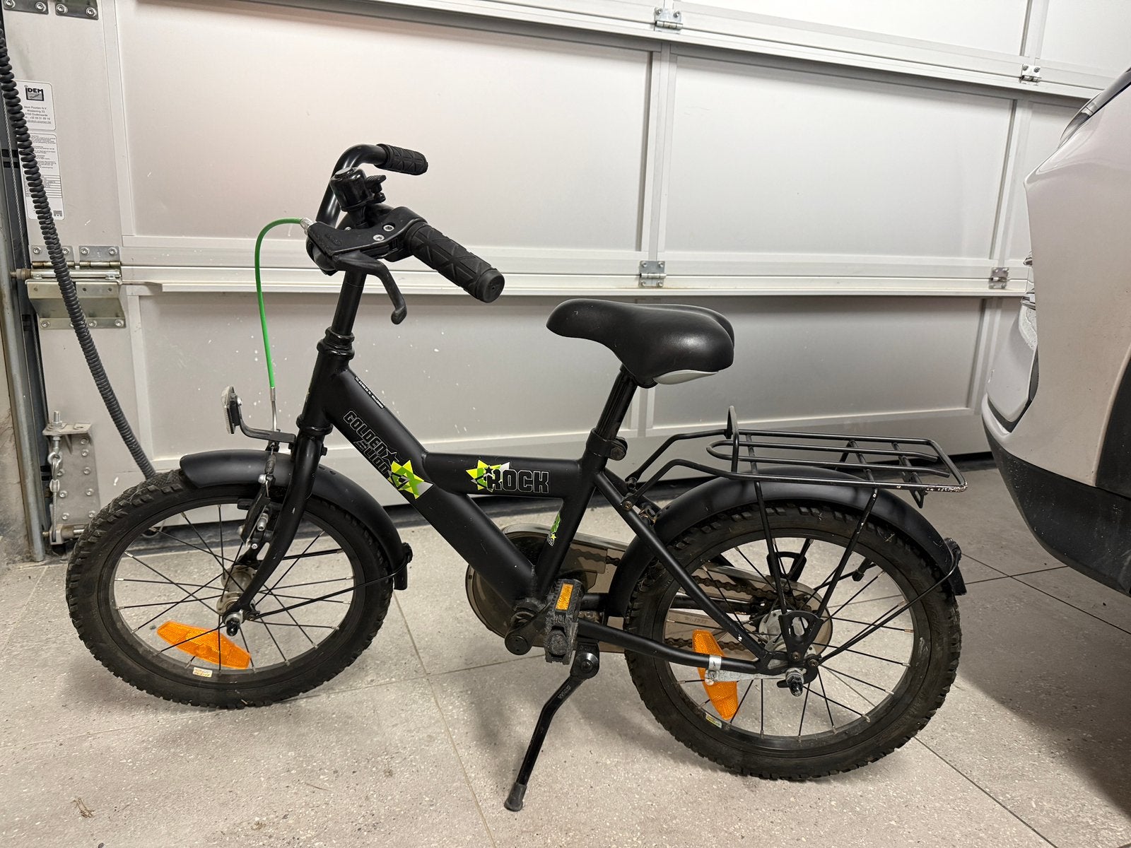 Kinderfiets 16 inch gebruikte staat, Fietsen en Brommers, Ophalen, Terugtraprem, Zijwieltjes, 16 tot 20 inch