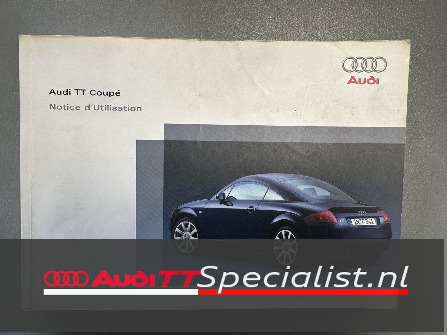 Instructieboekje orgineel FR Audi TT MK1 8N Coupé, Enlèvement ou Envoi, Utilisé