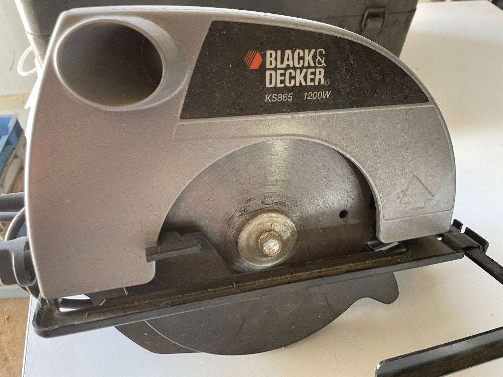 Cirkelzaag  Black&Decker 1200w, Doe-het-zelf en Bouw, Ophalen, Gebruikt, Zaag, Overige merken