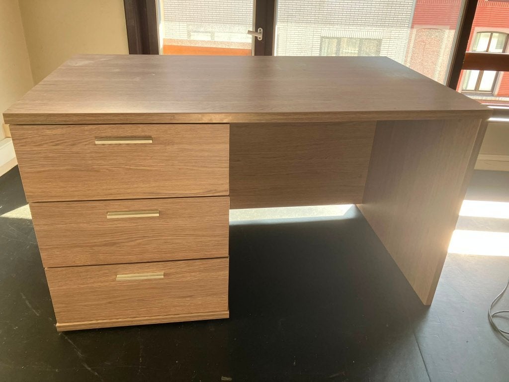 Bureau, Huis en Inrichting, Bureaus, Ophalen, Demontabel, Gebruikt, Spaanplaat of MDF
