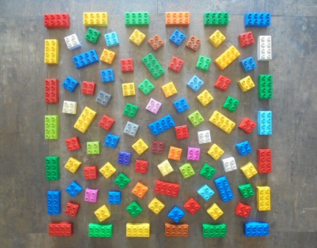 Lego Duplo Brick Set 163 (zie foto's), Enlèvement ou Envoi, Utilisé, Briques en vrac, Duplo