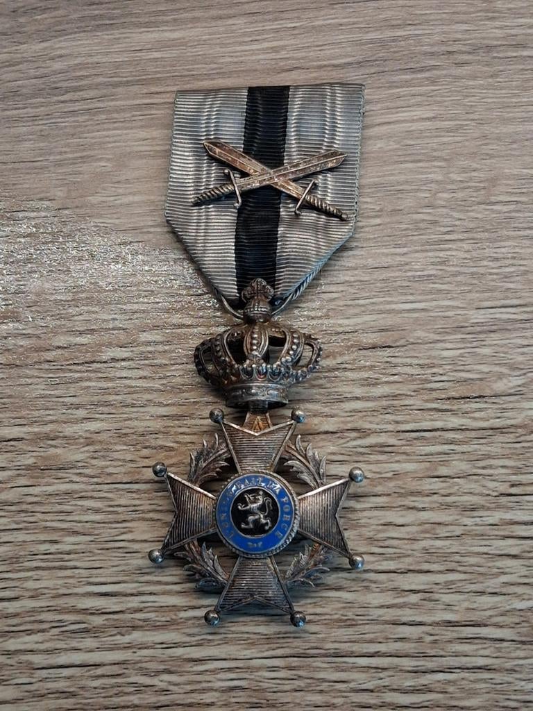 Ridderorde Leopold II met zwaarden, Verzamelen, Militaria | Algemeen, Verzenden