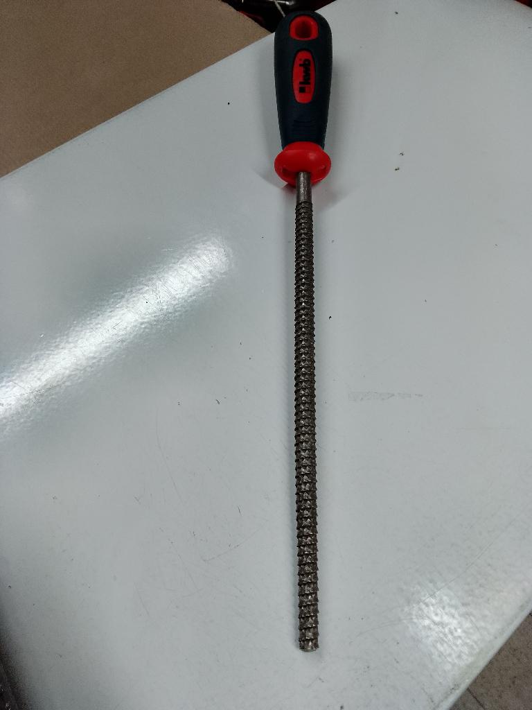 Ronde houtrasp met soft grip, Doe-het-zelf en Bouw, Ophalen, Nieuw