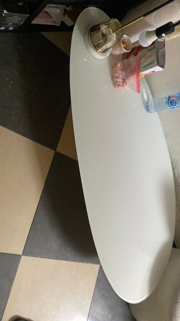 Moderne salon tafel, Ophalen, Zo goed als nieuw