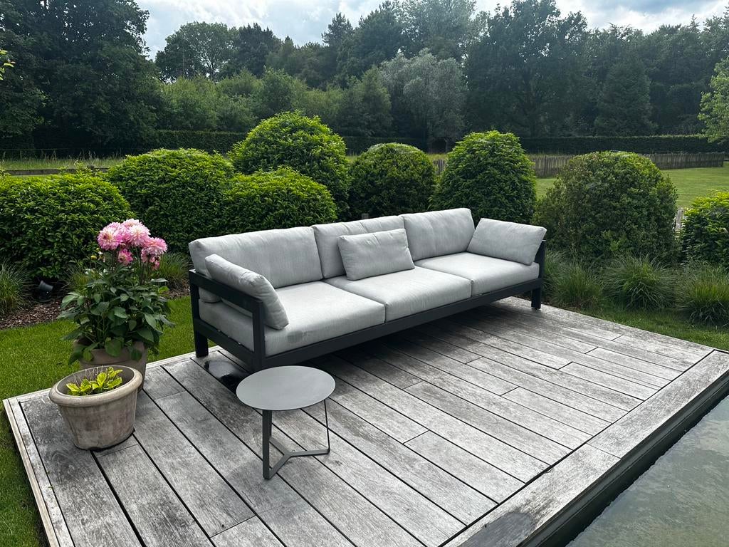 Jati & kebon lounge zetel, Ophalen, Gebruikt, 3 zitplaatsen, Aluminium