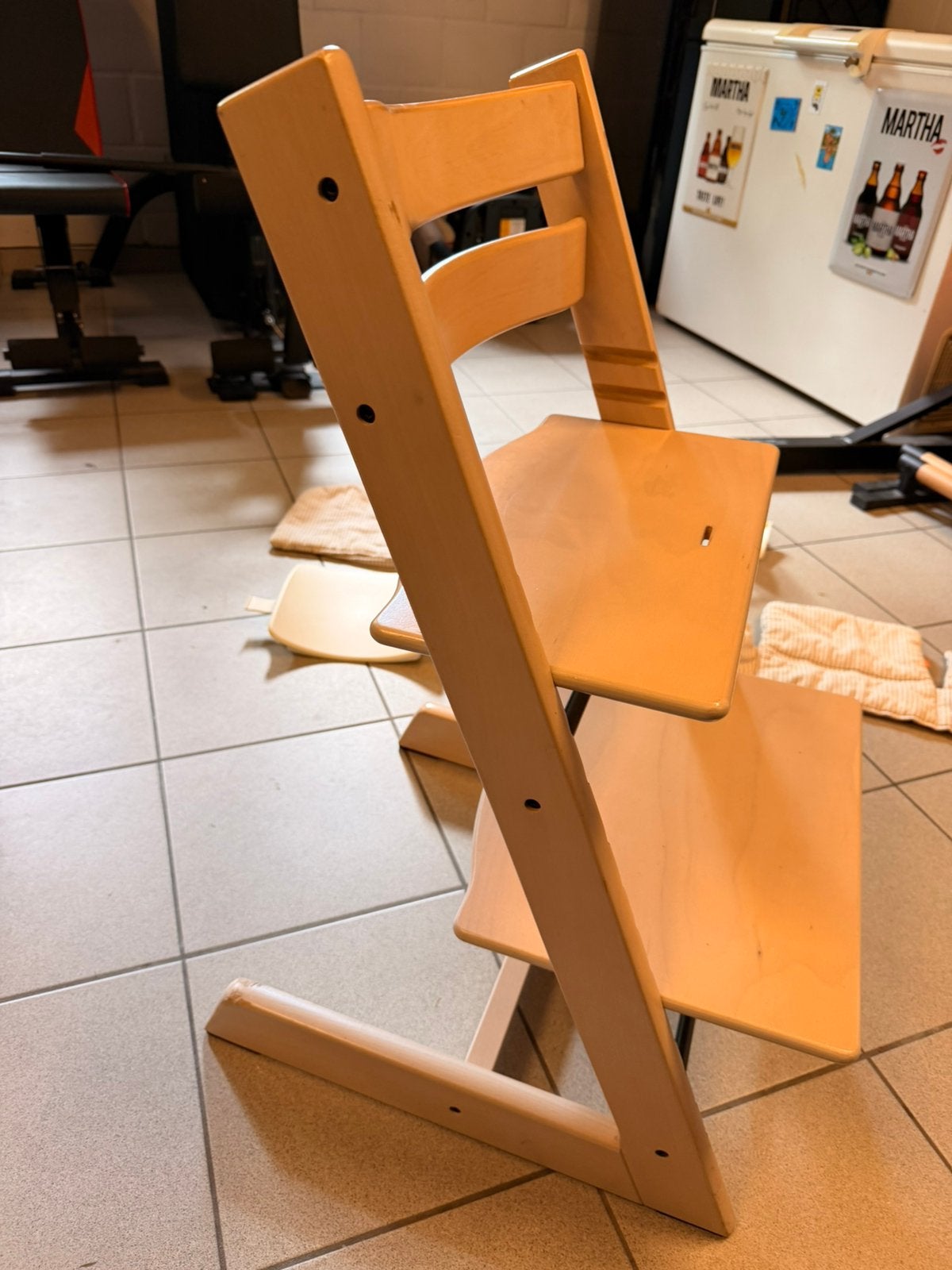 Tripp trapp kinderstoel met accessoires, Kinderen en Baby's, Kinderstoelen, Ophalen, Zo goed als nieuw