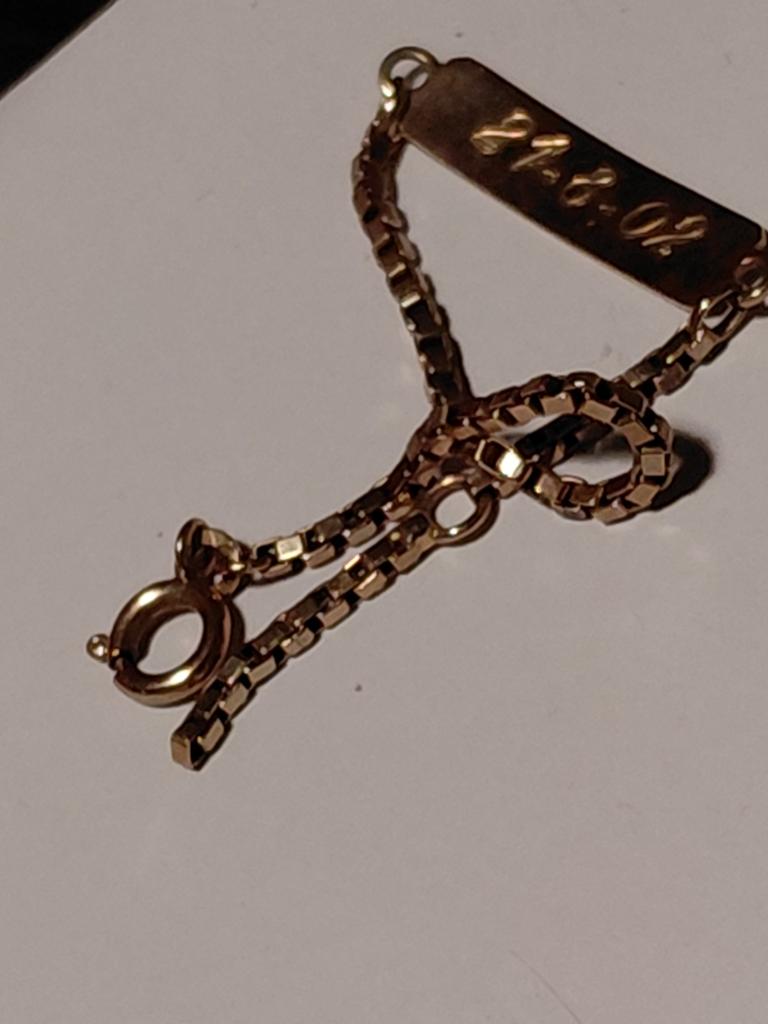 8 karaat kapotte gouden armband, Handtassen en Accessoires, Armbanden, Ophalen, Goud, Goud