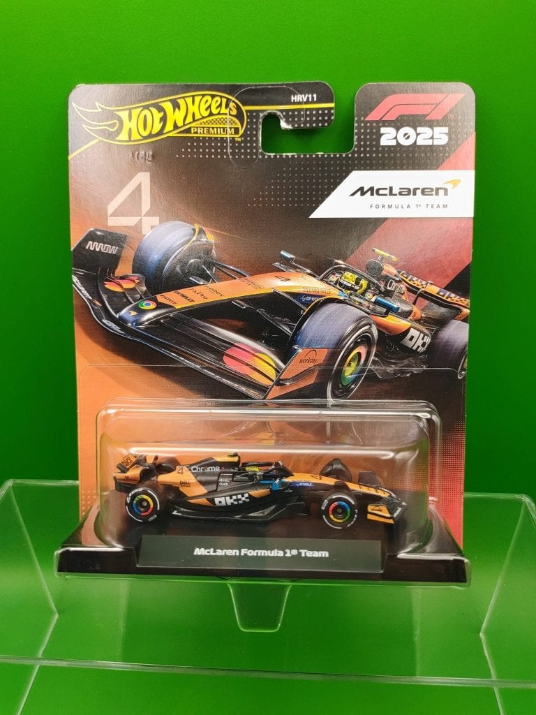 Hot Wheels Premium 2025 moulée sous pression McLaren F1, Enlèvement ou Envoi, Neuf, Voiture
