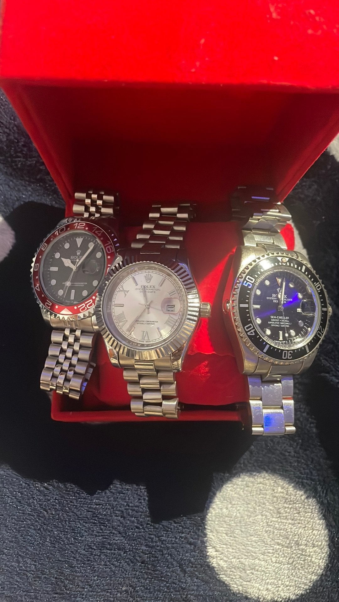 3 Rolex d'origine, non utilisées, neuves, Bijoux, Sacs & Beauté, Enlèvement, Comme neuf, Rolex