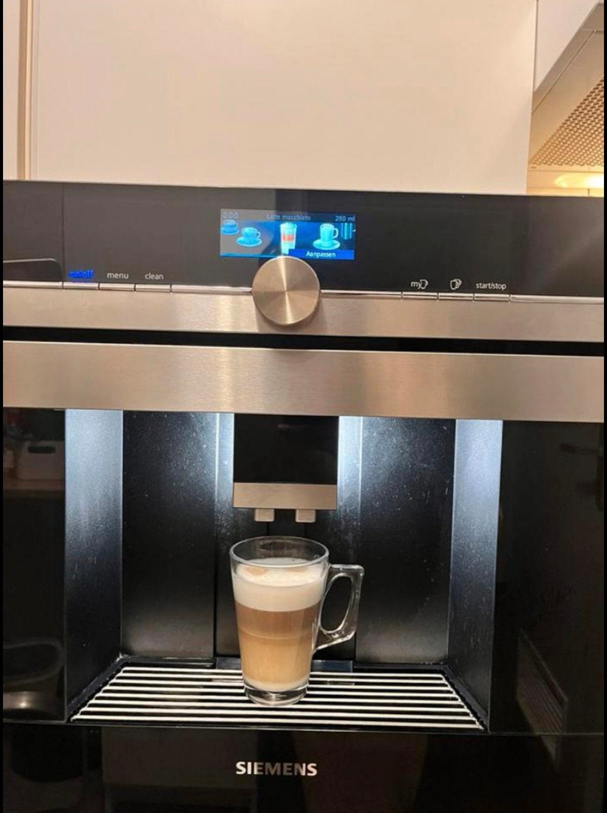 Siemens Inbouw koffiemachine, Ophalen, Zo goed als nieuw