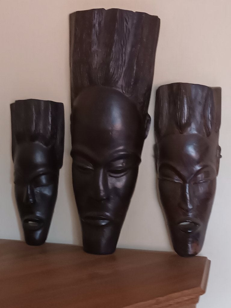 Afrikaans houtsnijwerk, Ophalen, Houtsnijwerk, 20 - 50 cm, Hout