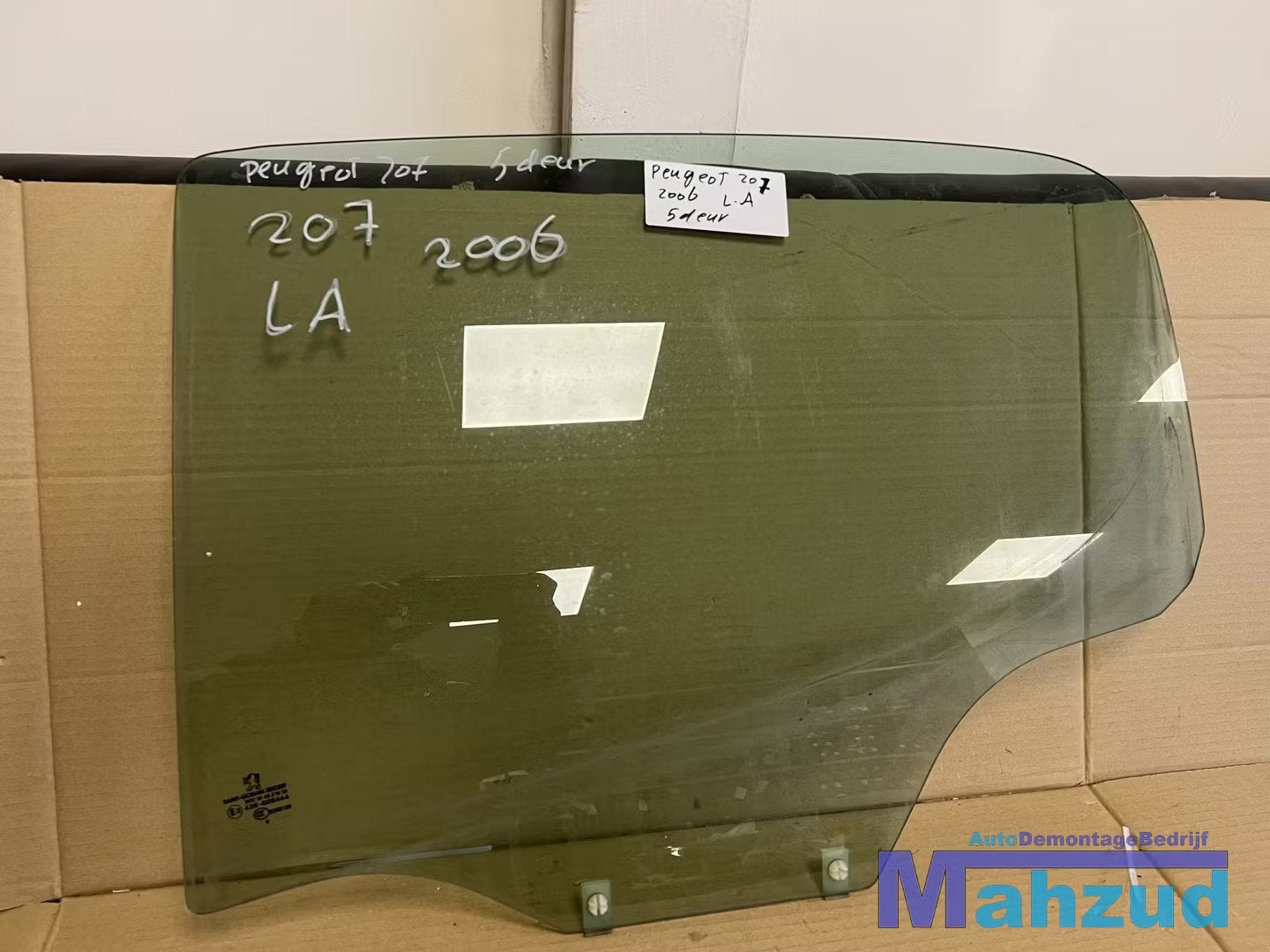 PEUGEOT 207 Hatchback Links achter deur portier RUIT RAAM, Auto-onderdelen, Taurusavenue 1
2132 LS  Hoofddorp, NL, Gebruikt, Contact.group@renault.com