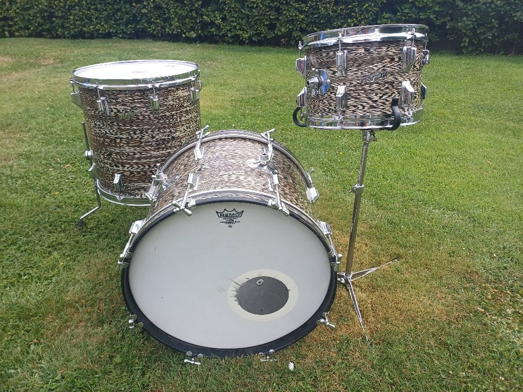 Rogers Black onyx cleveland set uit 1964!, Muziek en Instrumenten, Drumstellen en Slagwerk, Ophalen, Zo goed als nieuw, Ludwig