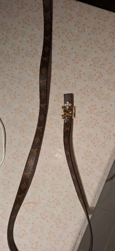 Smalle Damesriem met LV-Stijl Gesp – Bruin Monogram, Vêtements | Femmes, Ceintures, Neuf, Brun, Enlèvement, 100 cm ou plus