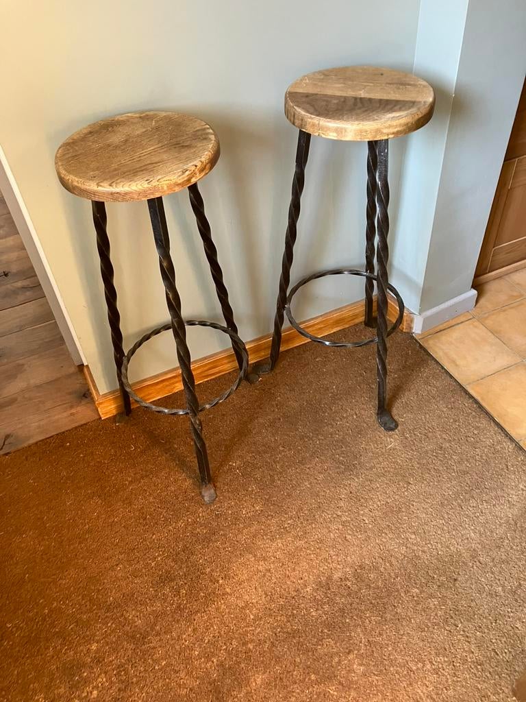 Tabouret haut, Enlèvement, Utilisé, Fer