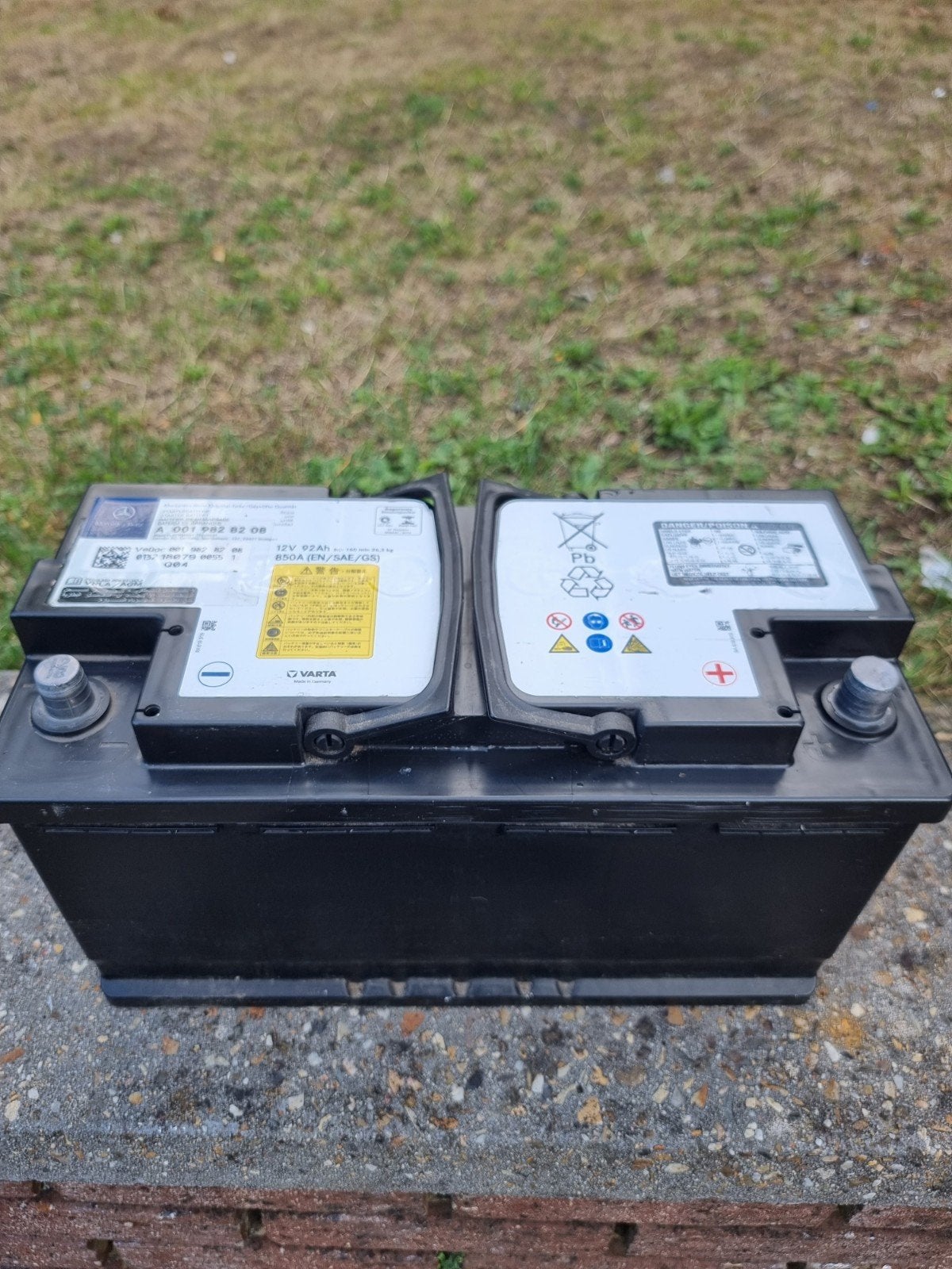 Varta AGM 12V 92Ah Start Stop system werkt perfect, Enlèvement
