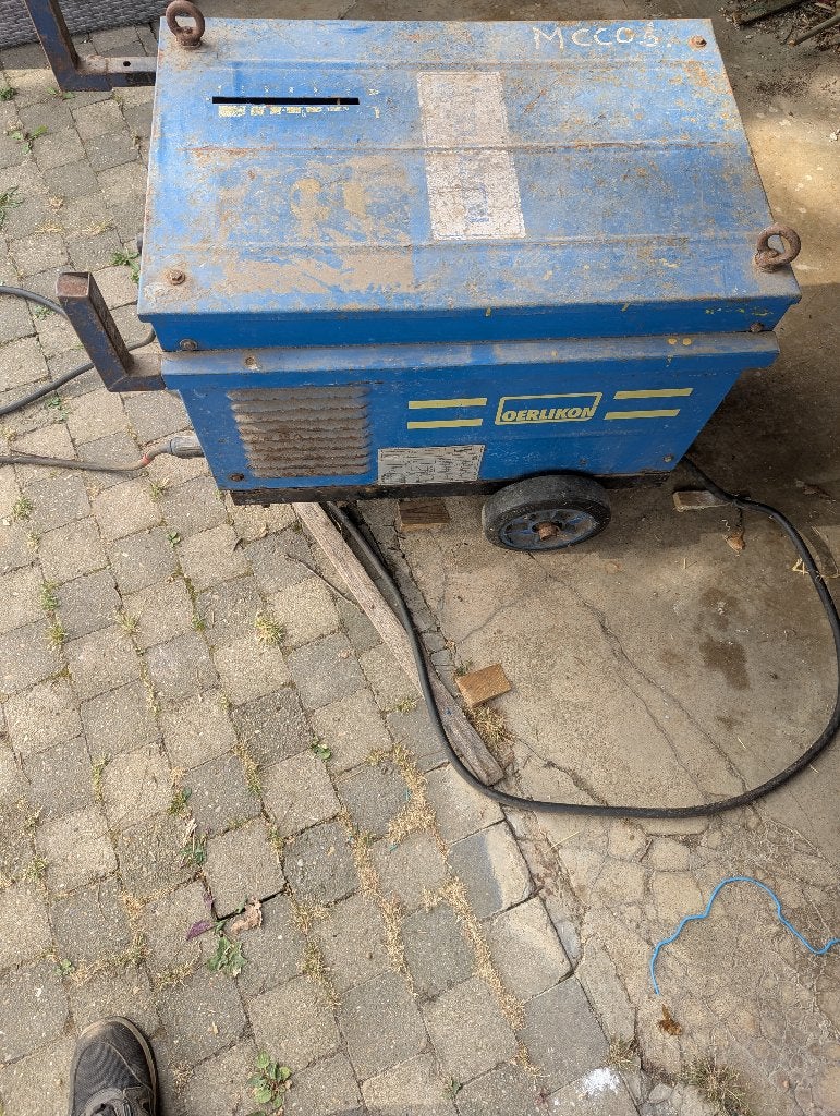 Poste a souder MMA triphasé 300A., Bricolage & Construction, Enlèvement, Utilisé, 250 ampères, Électrodes