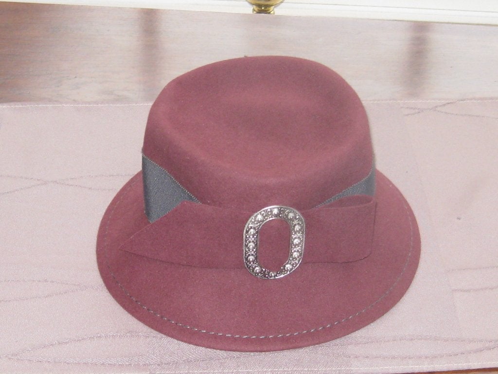 Dameshoed, 56 of 57 cm (M, 7 of 7⅛ inch), Hoed, Ophalen of Verzenden, Zo goed als nieuw