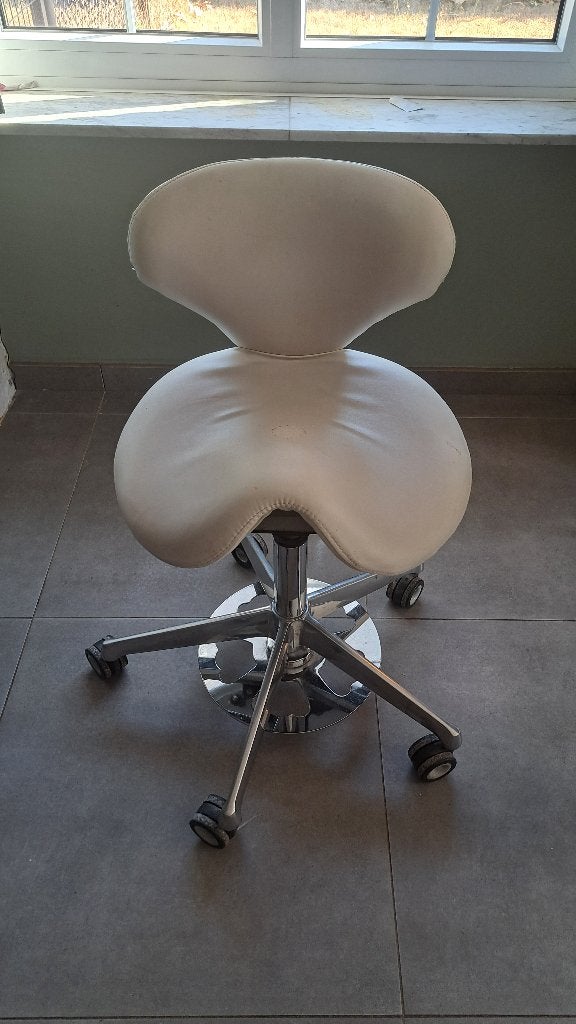 ergonomische zadelkruk met rugleuning, Ophalen, Gebruikt, Lichaamsverzorging