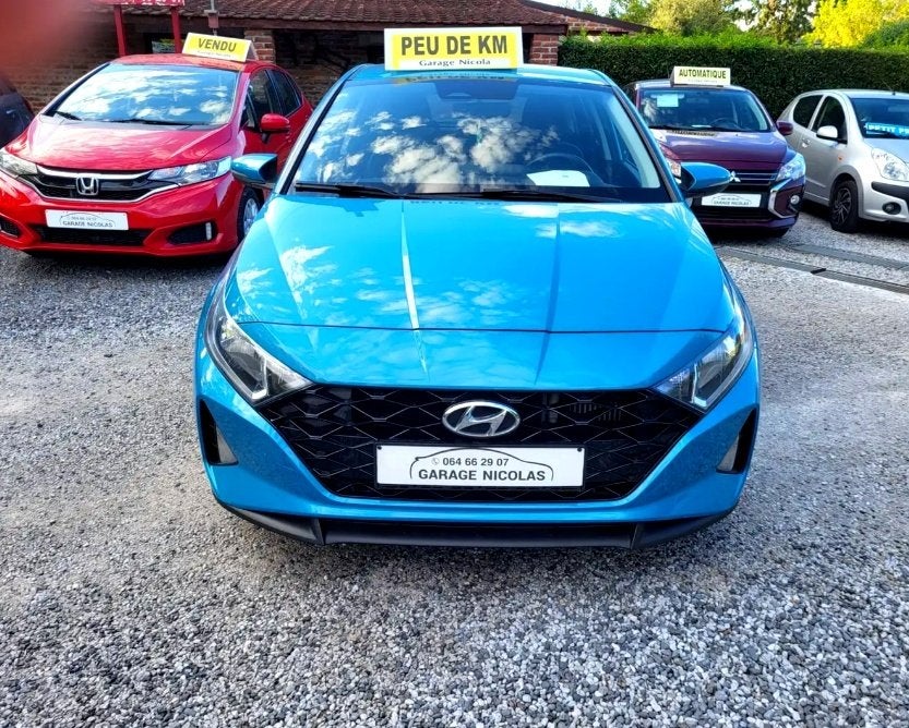 Hyundai i20 Twist N-Line 1.0 T-GDi/47.000 km/2021, Auto's, Voorwielaandrijving, Stof, Blauw, Bedrijf