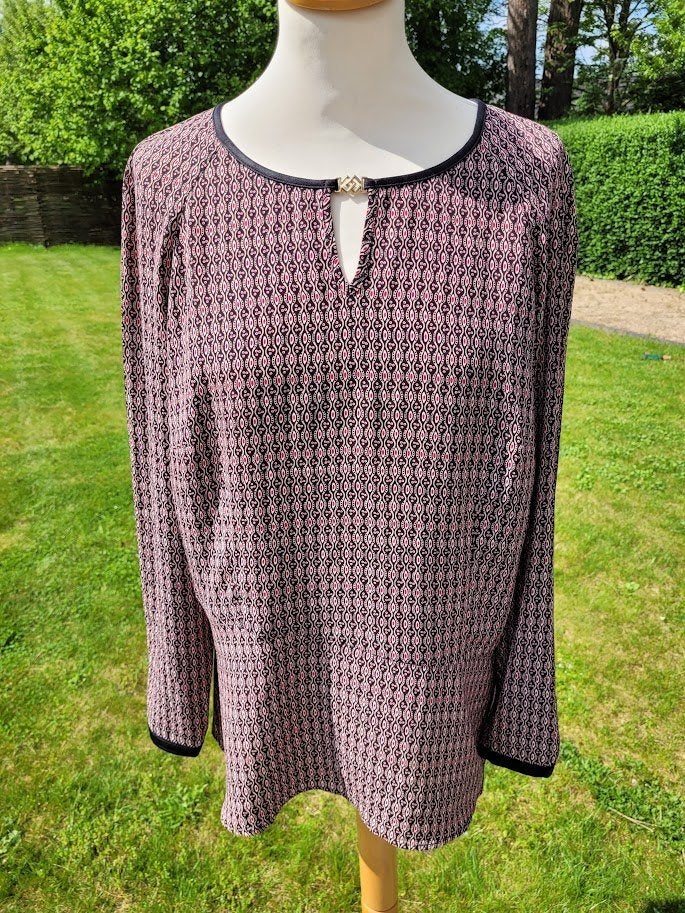 bloes Mayerline large, Kleding | Dames, Blouses en Tunieken, Mayerline, Zwart, Maat 42/44 (L), Ophalen of Verzenden