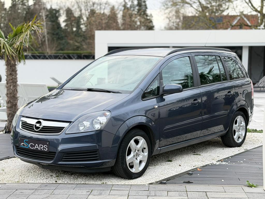 Opel zafira 1.6i ** 7 Zitplaatsen ** Garantie ** 130.000 km, Monovolume, 4 cilinders, 7 zetels, Bedrijf