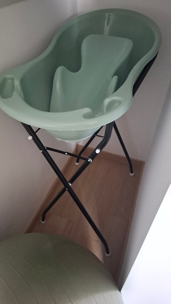 Babybad met staander, Ophalen, Zo goed als nieuw, Badje, Overige merken