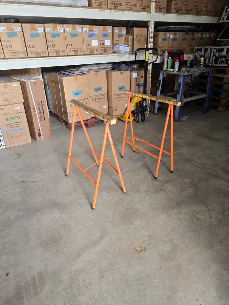Schragen 2 st, Doe-het-zelf en Bouw, Overige Doe-Het-Zelf en Bouw, Ophalen of Verzenden