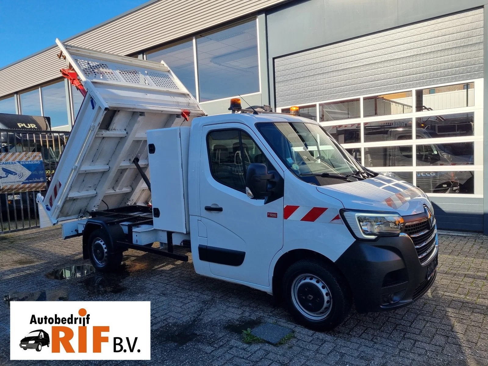 Renault Master 2.3 dci 146 pk Kipper Hijskraan 300 kg Euro 6, Voorwielaandrijving, 146 pk, Gebruikt, Euro 6