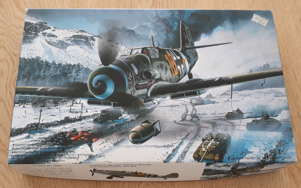Messerschmitt Bf109G-14/AS "JABO", Ophalen of Verzenden, Zo goed als nieuw, Groter dan 1:72, Vliegtuig