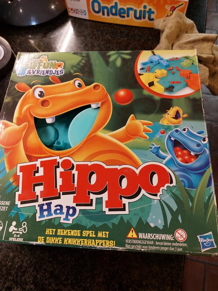 Hippo Hap, Hobby en Vrije tijd, Drie of vier spelers, Ophalen, Zo goed als nieuw, Hasbro