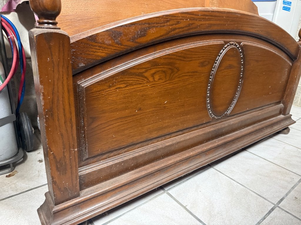 Lit 2 personnes + sommier + matelas, Maison & Meubles, Chambre à coucher | Lits, Ancien, Autres couleurs, 140 cm, Enlèvement