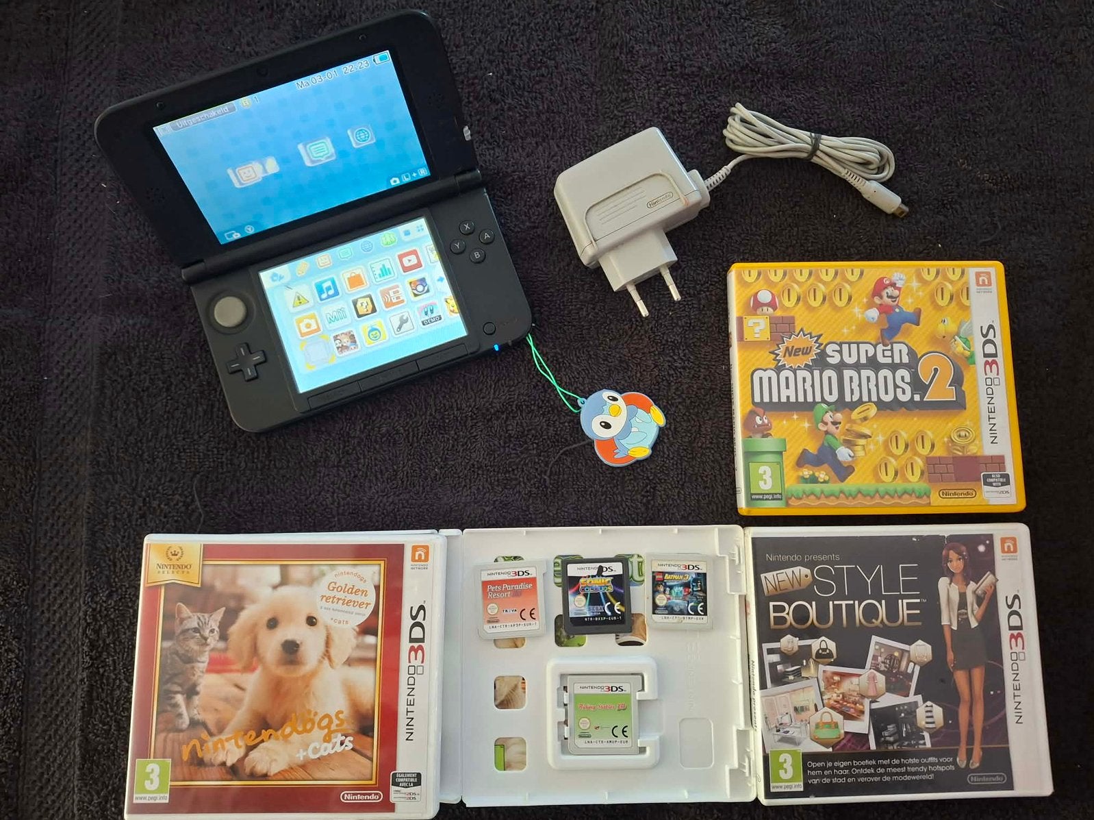 Nintendo 3ds xl rood met pokemon spellen, Rouge, Autres modèles, Enlèvement ou Envoi, Comme neuf