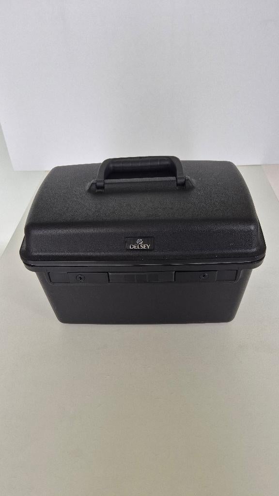 Art. 992 DELSEY - Beauty Case, Handtassen en Accessoires, Beautycases, Zwart, Ophalen of Verzenden, Zo goed als nieuw, Met slot