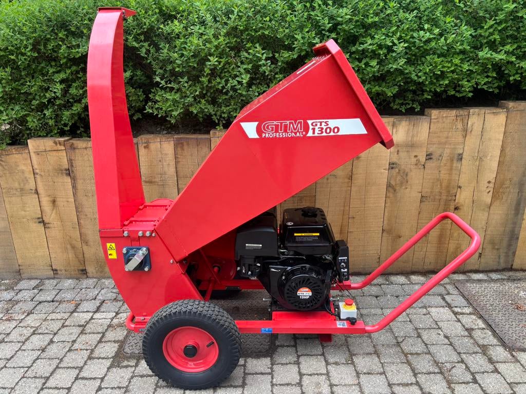 GTM GTS 1300 hakselaar., Tuin en Terras, Hakselaars, Gebruikt, Benzine, Ophalen
