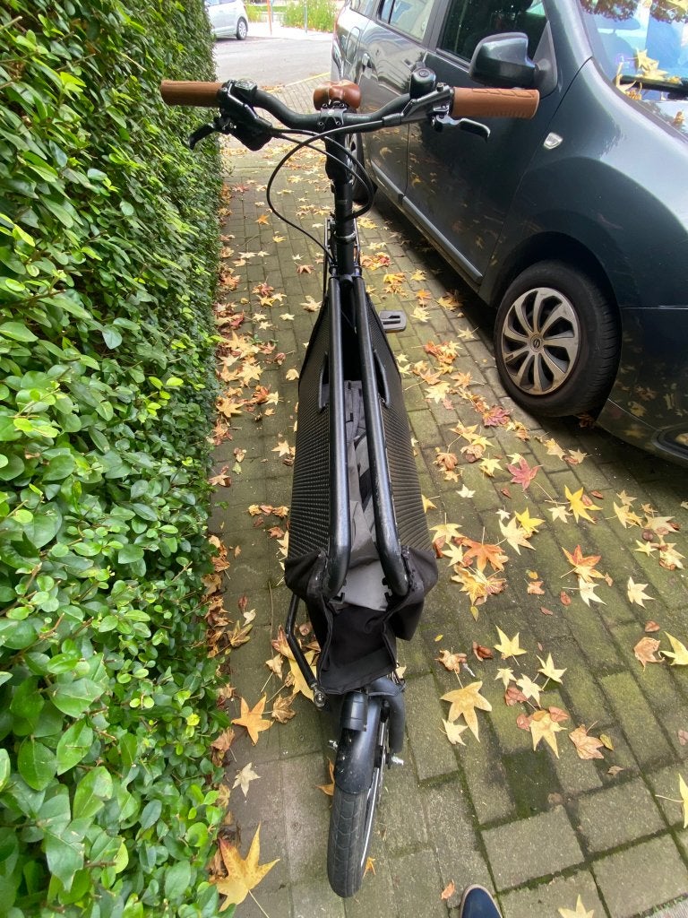 Vélo cargo pliant Muli, Fietsen en Brommers, Zo goed als nieuw, 2 kinderen, Elektrisch, Schijfrem