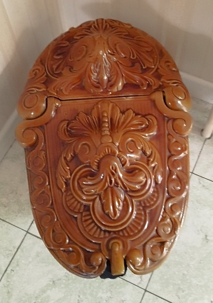 oud gietijzeren houtskoolbakje, Ophalen